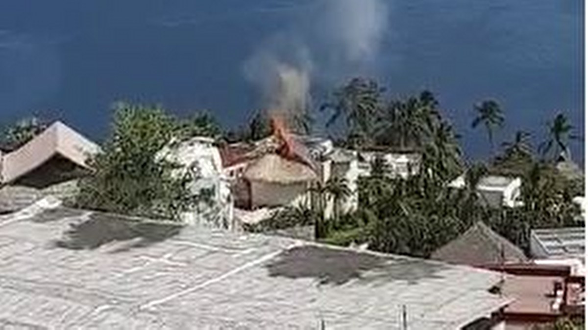 Se incendia cabaña en las Brisas Guitarrón en Acapulco