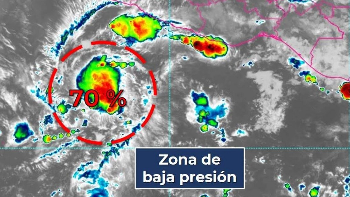 Se desarrolla el primer ciclón tropical frente a Guerrero