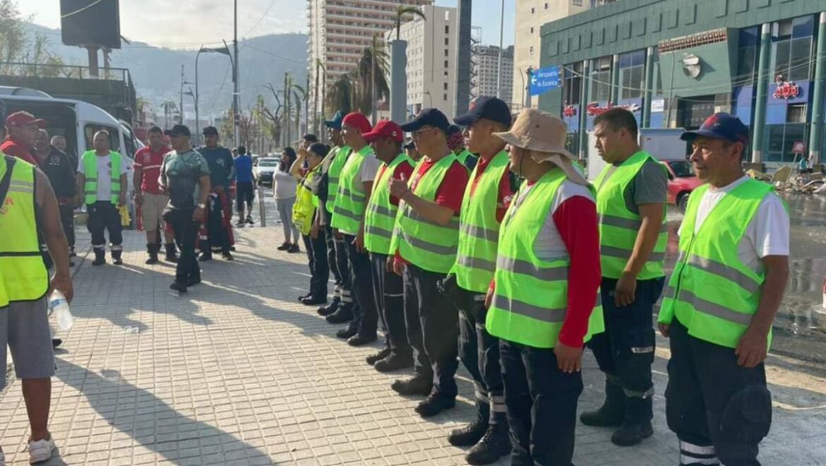 Llegan a la ciudad elementos de la Policía Municipal y Protección Civil y Bomberos de Toluca