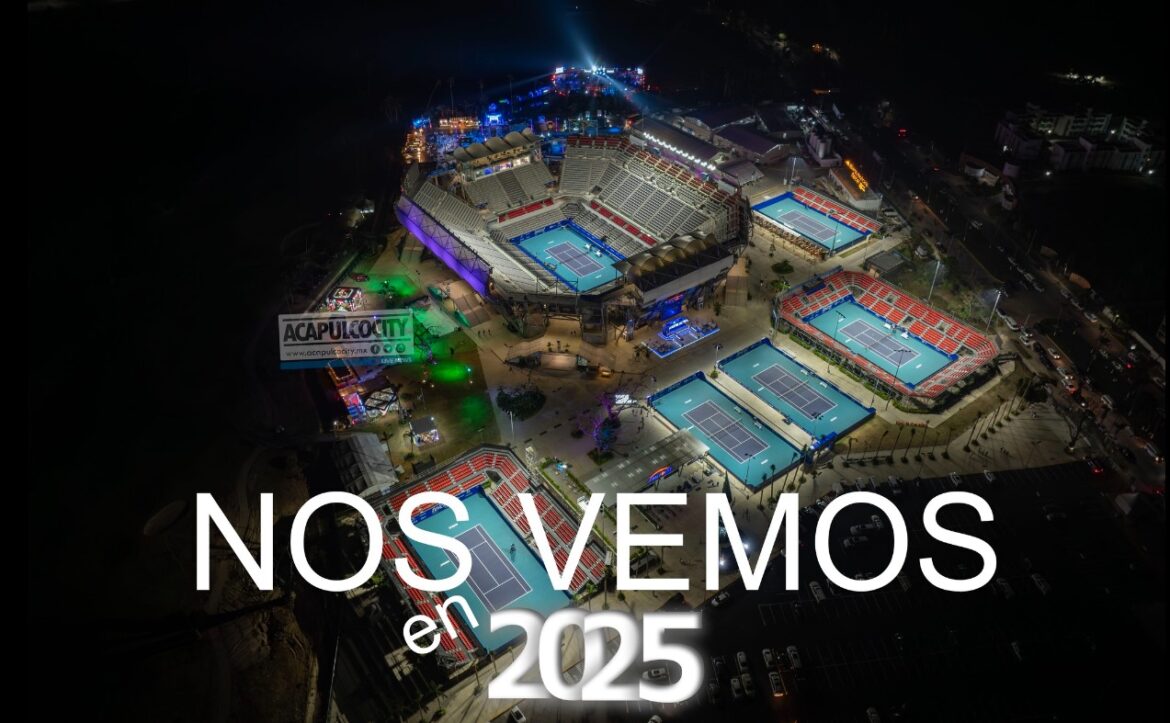 El Abierto Mexicano de Tenis se queda en Acapulco; ¡nos vemos en 2025!