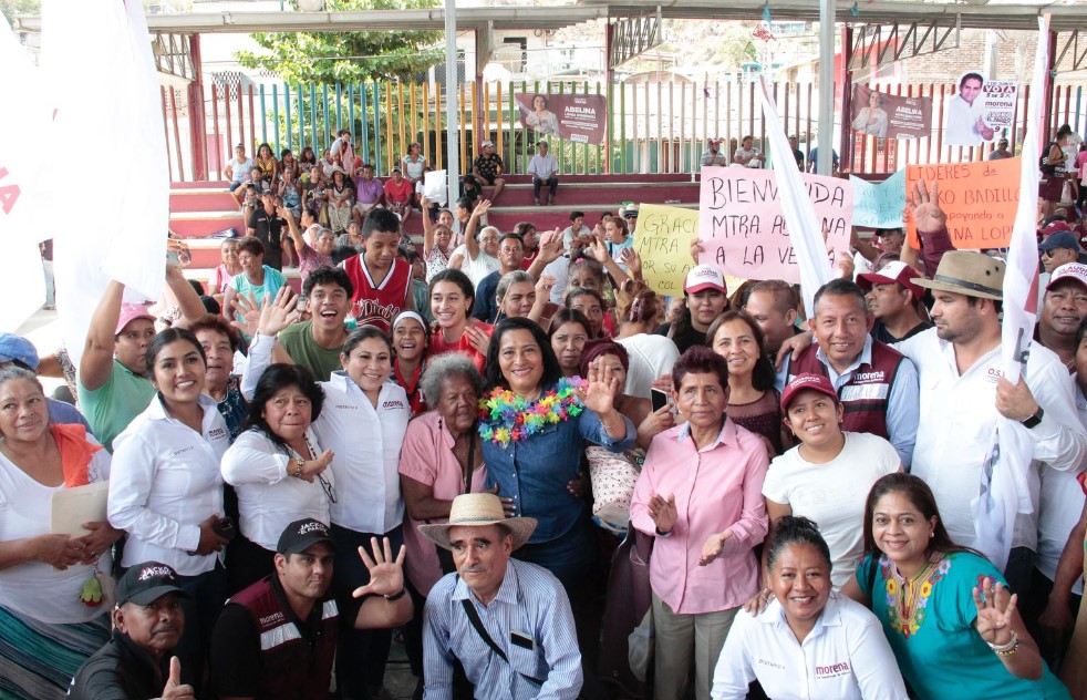 La Venta reafirma respaldo a Abelina López Rodríguez