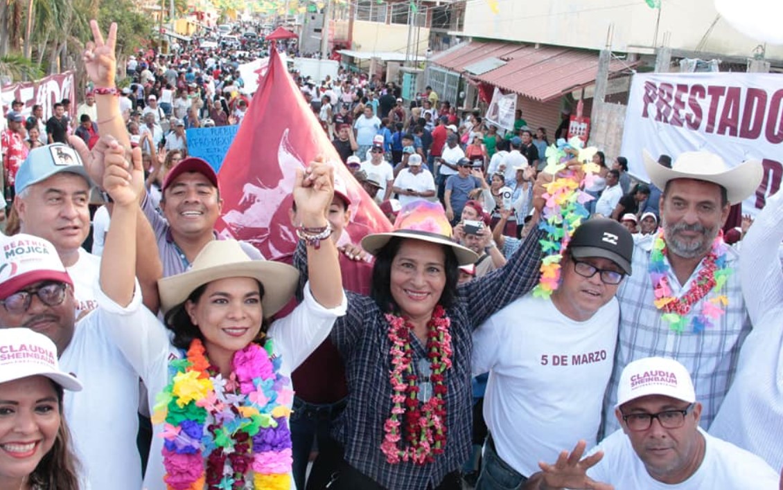 Miles respaldan a Abelina López Rodríguez en localidad de La Poza