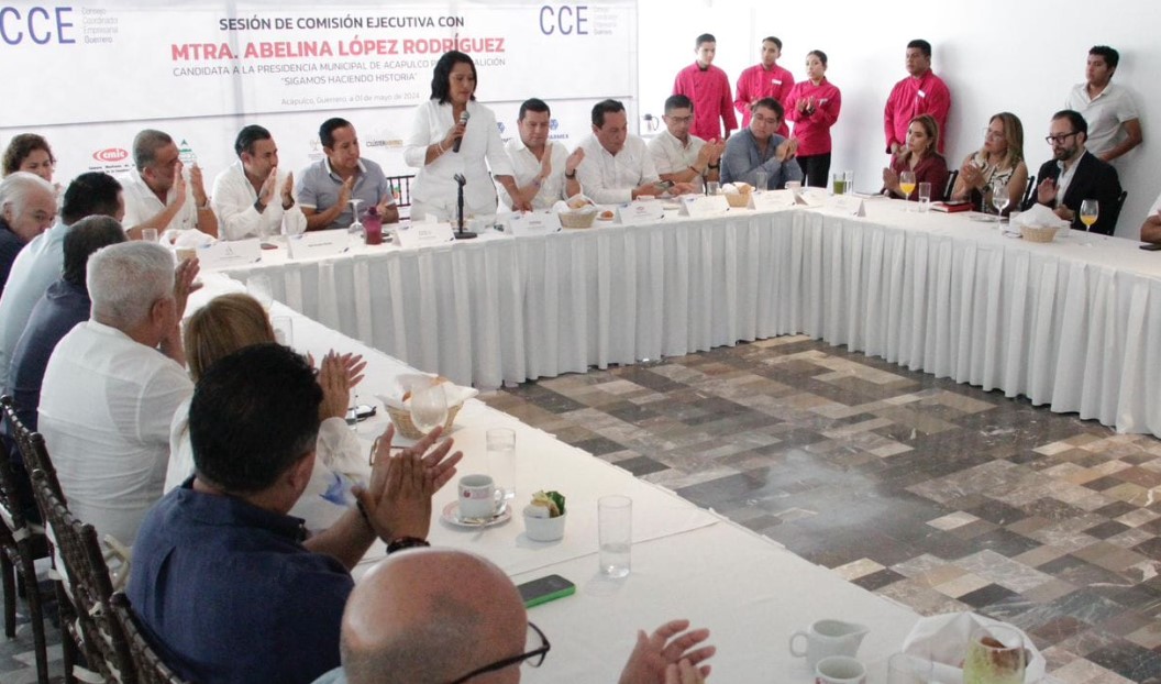 Respalda CCE candidatura de Abelina por su trabajo en Acapulco y proyectos de continuidad