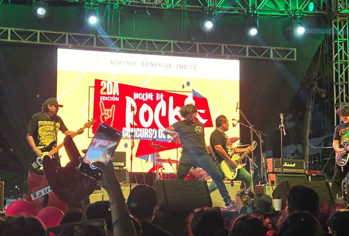 Realizan el Segundo Concurso de Bandas de Rock en el Zócalo