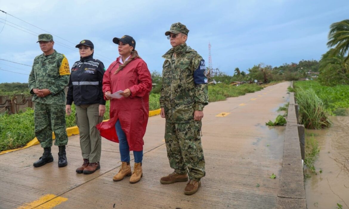 Toda la fuerza operativa del Gobierno de Guerrero se encuentra desplegada para atender la emergencia en la Costa Chica: Evelyn Salgado