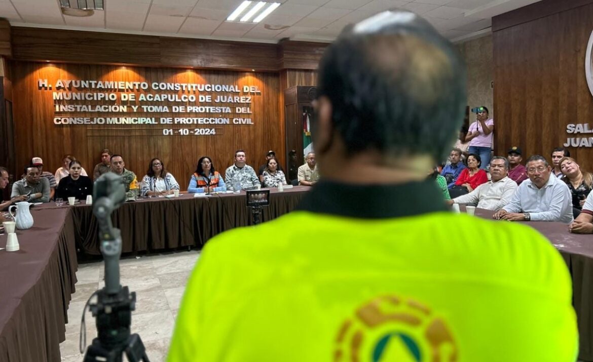 Instalan en sesión permanente Consejo Municipal de Protección Civil