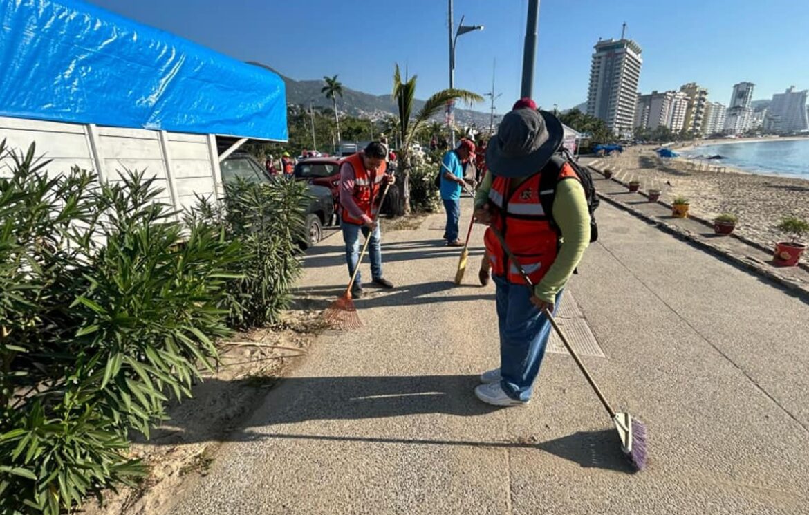 Con “Paz, Honestidad y Corazón”, prepara Gobierno de Acapulco franja turística para visitantes