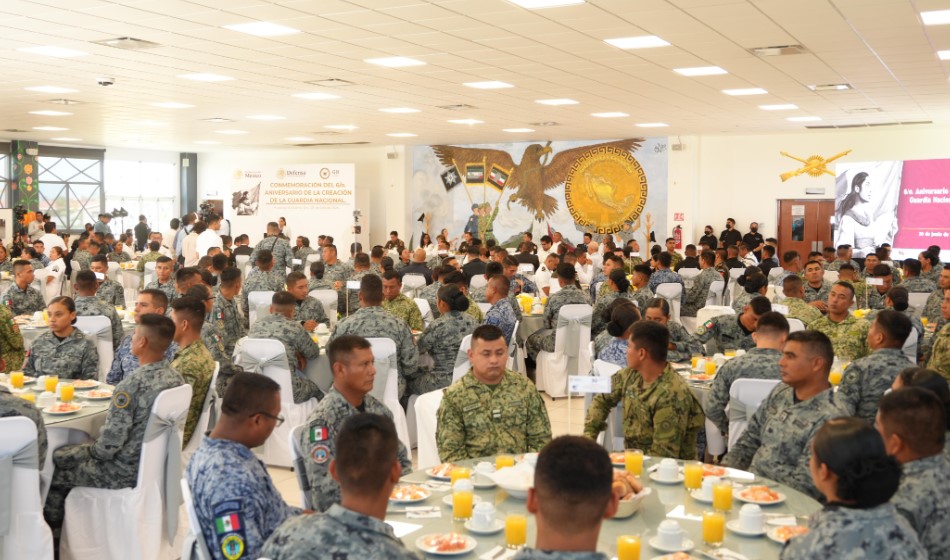 Reconoce Abelina López Rodríguez labor de la Guardia Nacional en su sexto aniversario