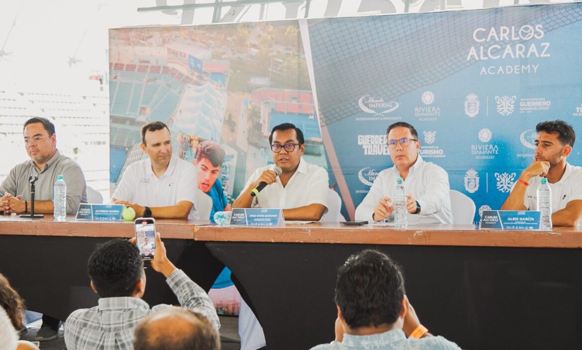 Confirma Gobierno de Guerrero segunda edición de la Carlos Alcaraz Academy en Acapulco