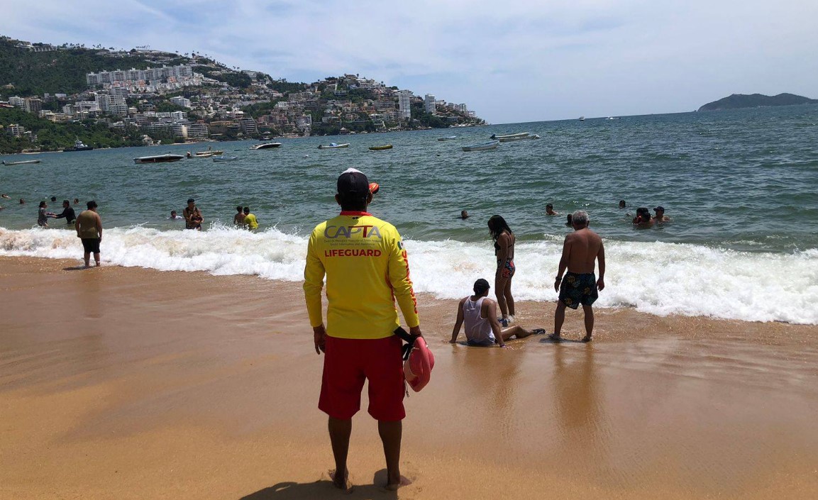 Emite alerta preventiva por evento de mar de fondo en Acapulco