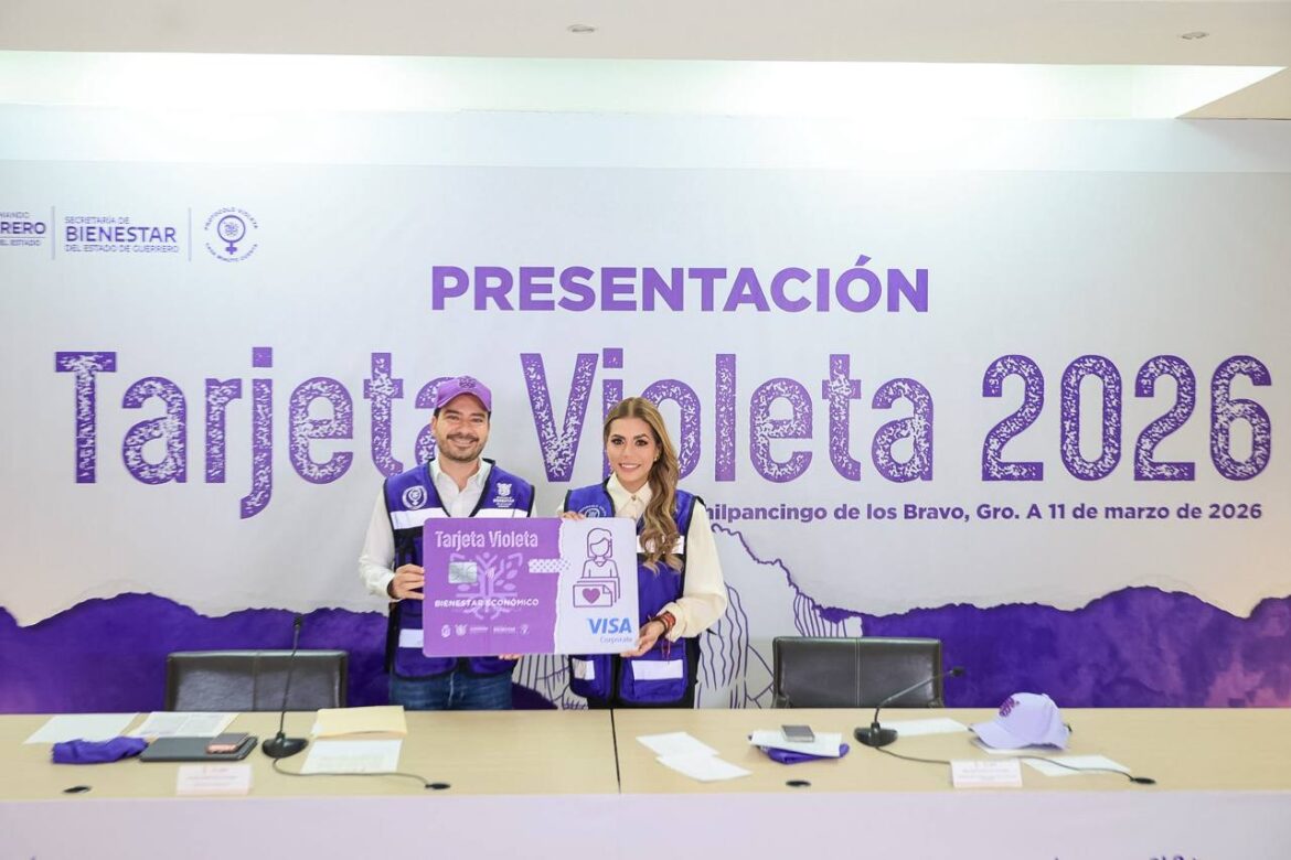 Evelyn Salgado lanza convocatoria Tarjeta Violeta 2026 para beneficiar a 20 mil mujeres guerrerenses