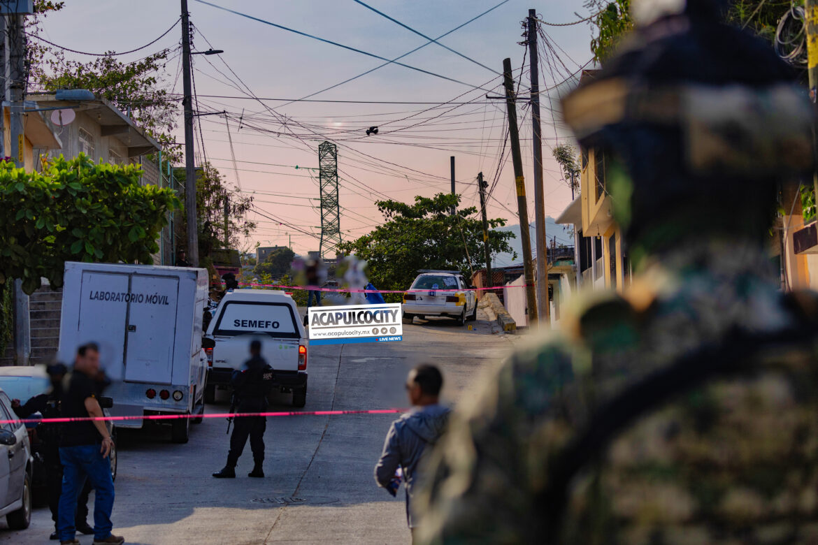 Asesinan a balazos a chofer de taxi colectivo en la colonia Emiliano Zapata de Acapulco